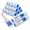 18 Inch Paint Roller Kit, 9 Pack, Microfiber Roller Covers for Large ...