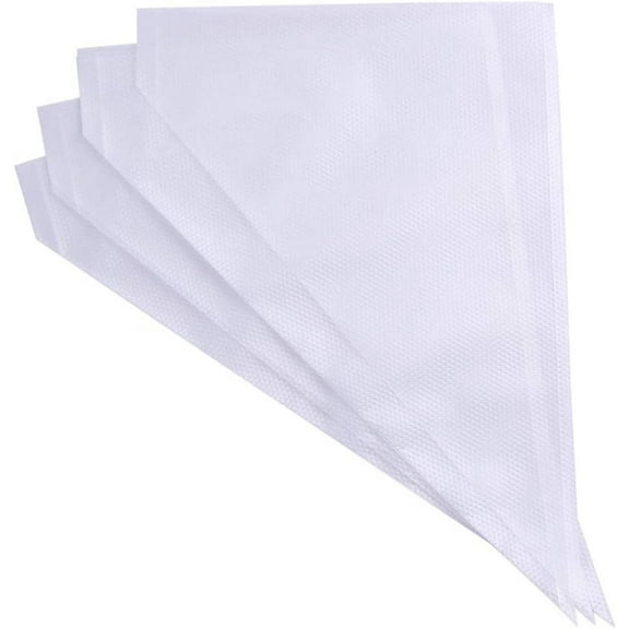 18-Inch Piping Bags 100 Pack Pastry Bag Icing Bags Frosting Bags Cake Decorating Bags Disposable Icing Bags Pastry Disposable Bag Disposable Piping Bags for Cake Cupcake Cookie Decorating (18inch)