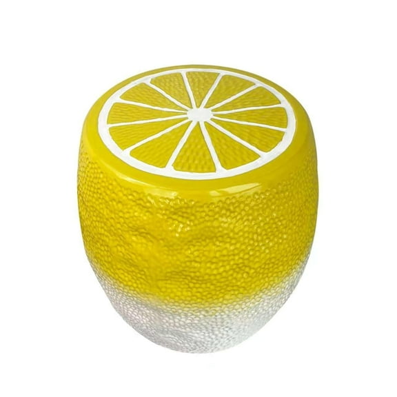 18 Inch Plant Stand Garden Stool, Ceramic Fruit Stool，Accent Stool