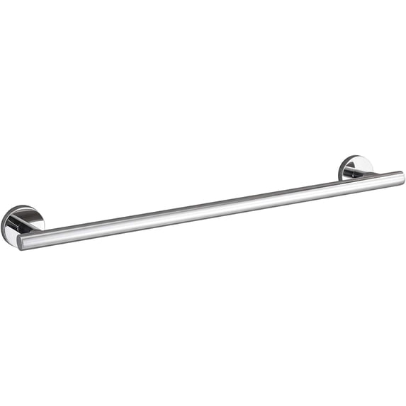 18 Inch Polished Chrome Towel Bar for Bathroom, Total Length 18-Inch Bath Towel Rack Wall Mount, Durable SUS304 Stainless Steel Modern Home Decor Chrome Towel Holder