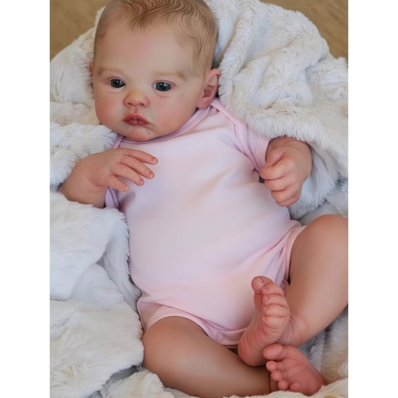 18-Inch Reborn Baby Doll for Kids & Collectors Realistic Newborn Girl, Soft, Cuddly, Poseable, Handmade Details