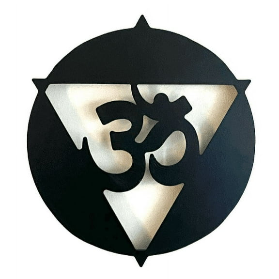 18 Inch Round 1.75" Deep Die casted Aluminum OM Wall Décor