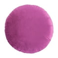 thumbnail image 1 of 18 Inch Round Throw Pillow Cover, Velvet Decorative Pillow Sham with Hidden Zipper, Cozy Cushion Case for Living Room, Bedroom & Chair Decor, 1 of 4