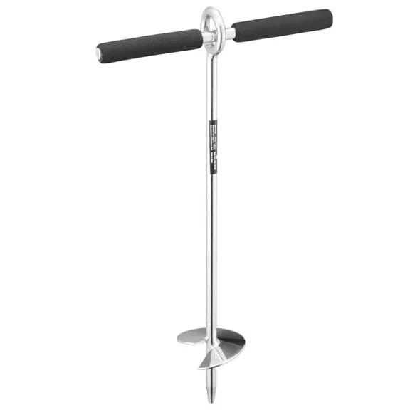 18 Inch Stainless Steel Sand Anchor with Spiral Blade for Securing Jet Ski PWC Pontoon Kayak on Beach Sandbar Shallow Water Boat Auger Anchor