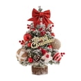thumbnail image 1 of 18 Inch Tabletop Christmas Tree, Mini Artificial Christmas Tree with LED Lights and Ornaments, Christmas Holiday Tabletop Desktop Decoration, 1 of 8