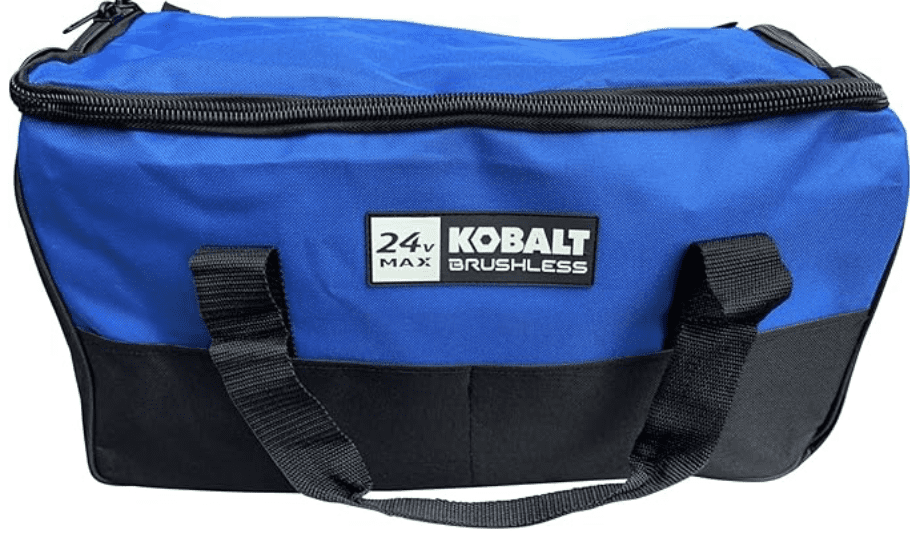 18-Inch Tool Bag Dimensions 18" X 10" X 8" compatible with Kobalt 24V tools