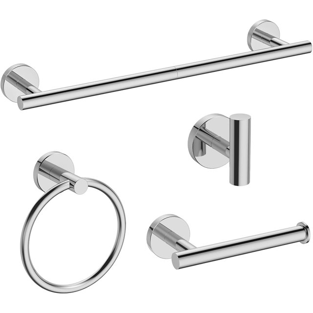 18Inch Towel Bar Set, Durable Bathroom Hardware Set, SUS304 Stainless