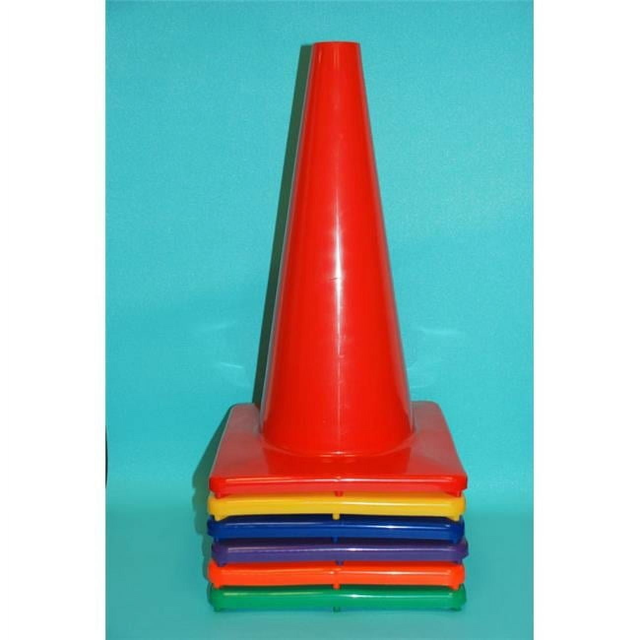18 Inch Vinyl Cone with Square Base