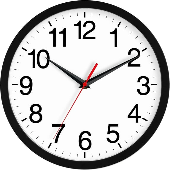 18 Inch Wall Clock, Modern Battery Operated Wall Clocks, Silent Non ...