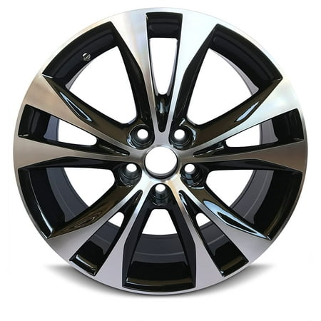 18 Inch Wheel for 2013-2015 Toyota Rav4 5 Lug Black Machined Aluminum Rim