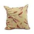 thumbnail image 1 of 18 Inch Wild Oak Leaves Cream Floral Print Decorative Throw Pillow, 1 of 2