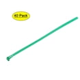 thumbnail image 1 of 18 Inch x 0.3 Inch Green Adjustable Nylon Ties Wraps Reusable Cable Ties 40 Pack, 1 of 5