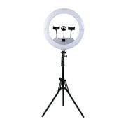 Vivitar Creator Series 18 RGB Foldable Ring Light with Stand, MagSafe-Compatible Phone Mount, Dual USB Charging, Wireless Remote, Adjustable Tripod for Live Vlogging, Makeup, Live Streaming