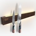 18 Inches Lighted Magnetic Knife Strip, Backlit LED Utensil Holder for ...