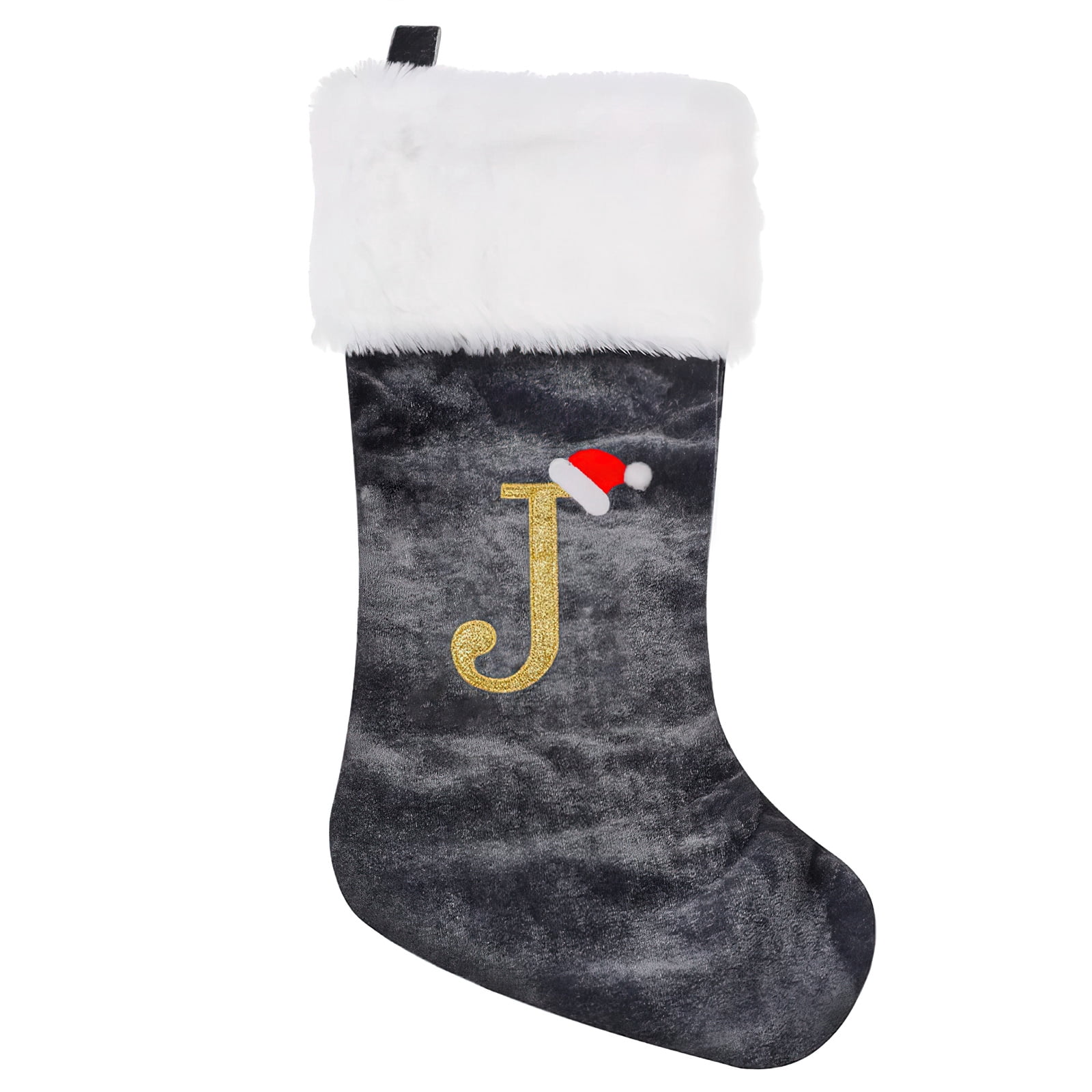 18 Inches Personalized Letter Christmas Stockings Monogram Christmas ...