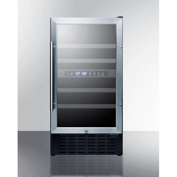18 Inches Wide Built-In Wine Cellar, Standard, black
