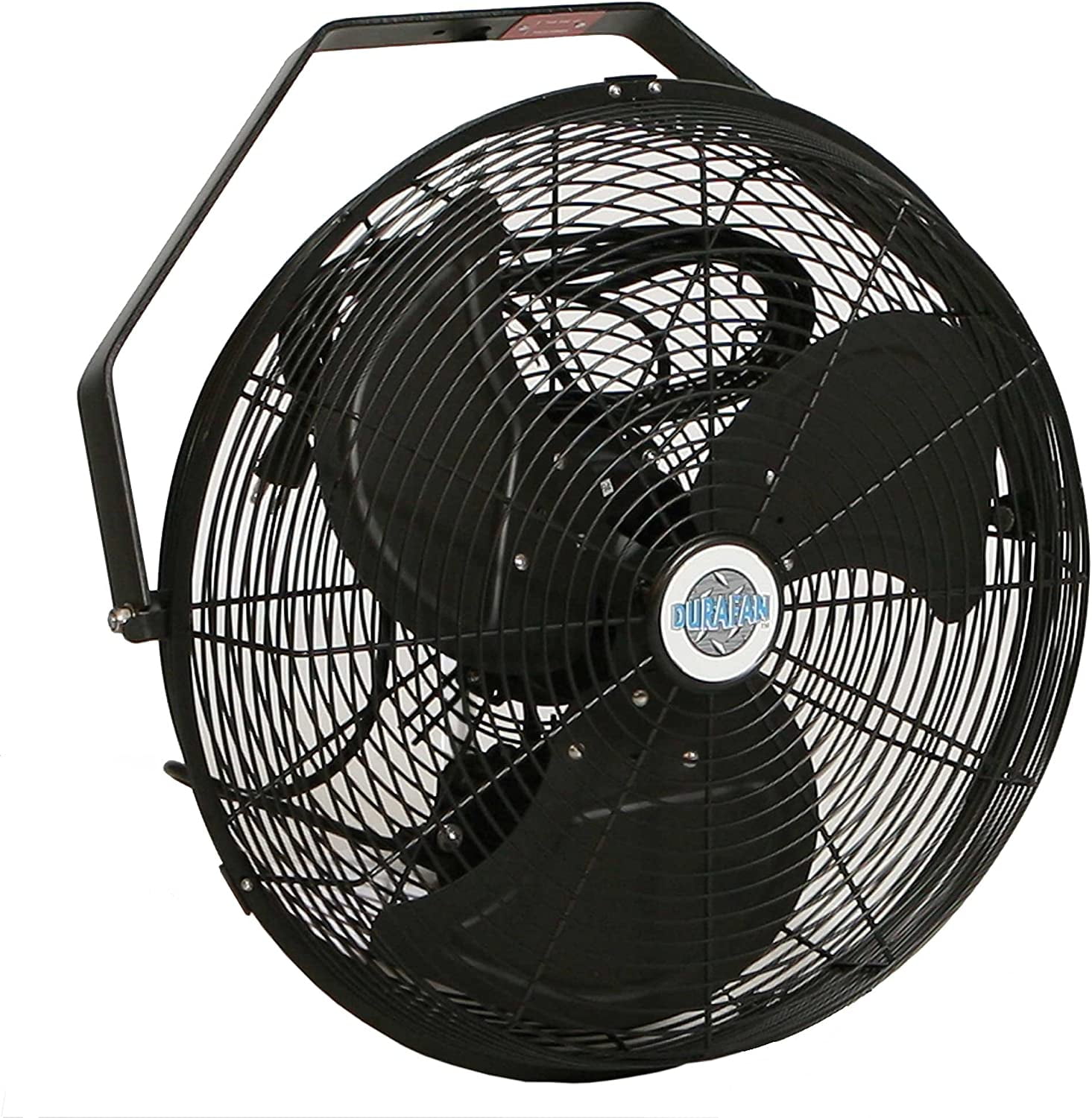 18" Indoor/Outdoor Non-Oscillating Wall Mount Fan - Black - Walmart.com