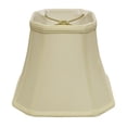 thumbnail image 1 of 18" Ivory Slanted Square Bell Monay Shantung Lampshade, 1 of 3