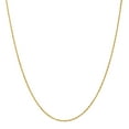 thumbnail image 1 of 18 Karat Yellow Gold 1.3mm Heavy Rope Chain Necklace, 1 of 6