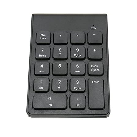 18 Keys Number Numpad Wireless Numeric Keypad Numeric Keypad 2.4g Wireless Numeric Keypad Chocolate Keys Plug And Play 18 Keys Number Numpad for Bank Accountant