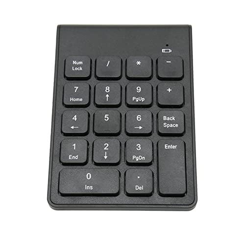 18 Keys Number Numpad Wireless Numeric Keypad Numeric Keypad 2.4g Wireless Numeric Keypad Chocolate Keys Plug And Play 18 Keys Number Numpad for Bank Accountant