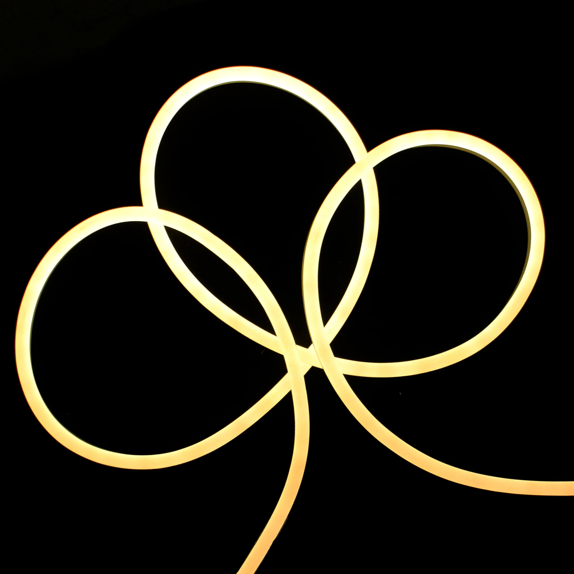 18' LED Commercial Grade Warm White Neon Style Flexible Christmas Rope Lights