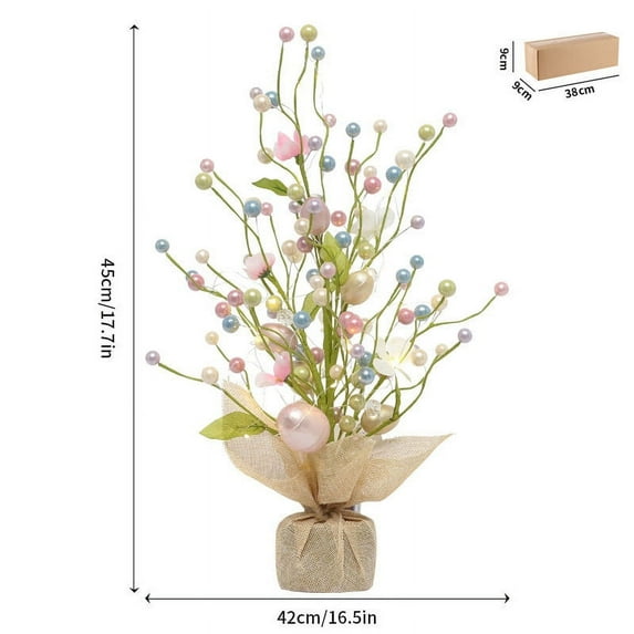 18'' LED Easter Egg Tree,Easter Decorations for Home Decor Party Wedding Holiday Decoration Gifts
