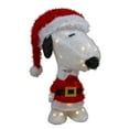 thumbnail image 1 of Northlight LED Lighted Peanuts Snoopy Santa Outdoor Christmas Decoration - 18" - Warm White, 1 of 5