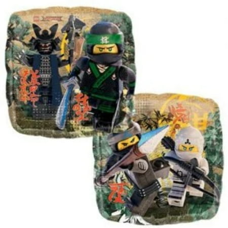 18′ LEGO NINJAGO Double Sided Balloon • Party Supplies Decorations Foil Mylar Balloon