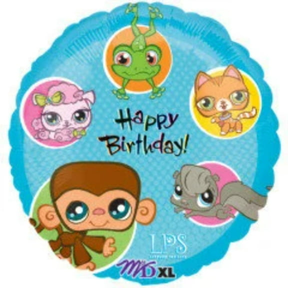 18 LITTLEST PET SHOP Birthday Balloon Party Supplies Decorations Foil Mylar Balloon