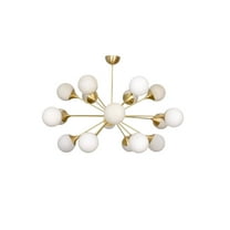 18 Light Globe Mid Century Brass Sputnik chandelier light Fixture