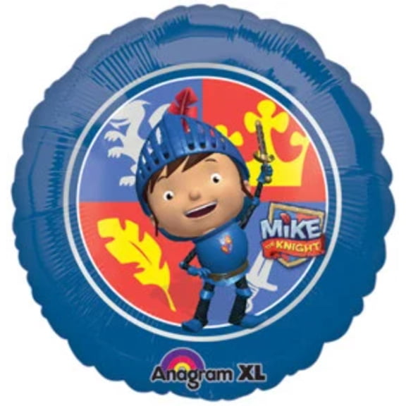 18 MIKE the KNIGHT ROUND Balloon Party Supplies Decorations Foil Mylar Balloon