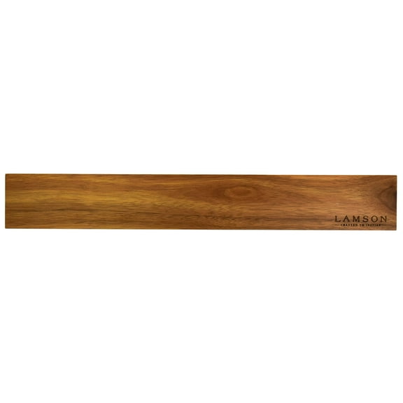 18" Magnetic Knife Storage Bar In Maple, Walnut or Acacia Wood (Acacia)