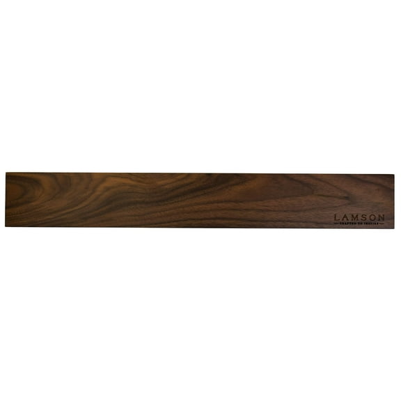 18" Magnetic Knife Storage Bar In Maple, Walnut or Acacia Wood (Walnut)