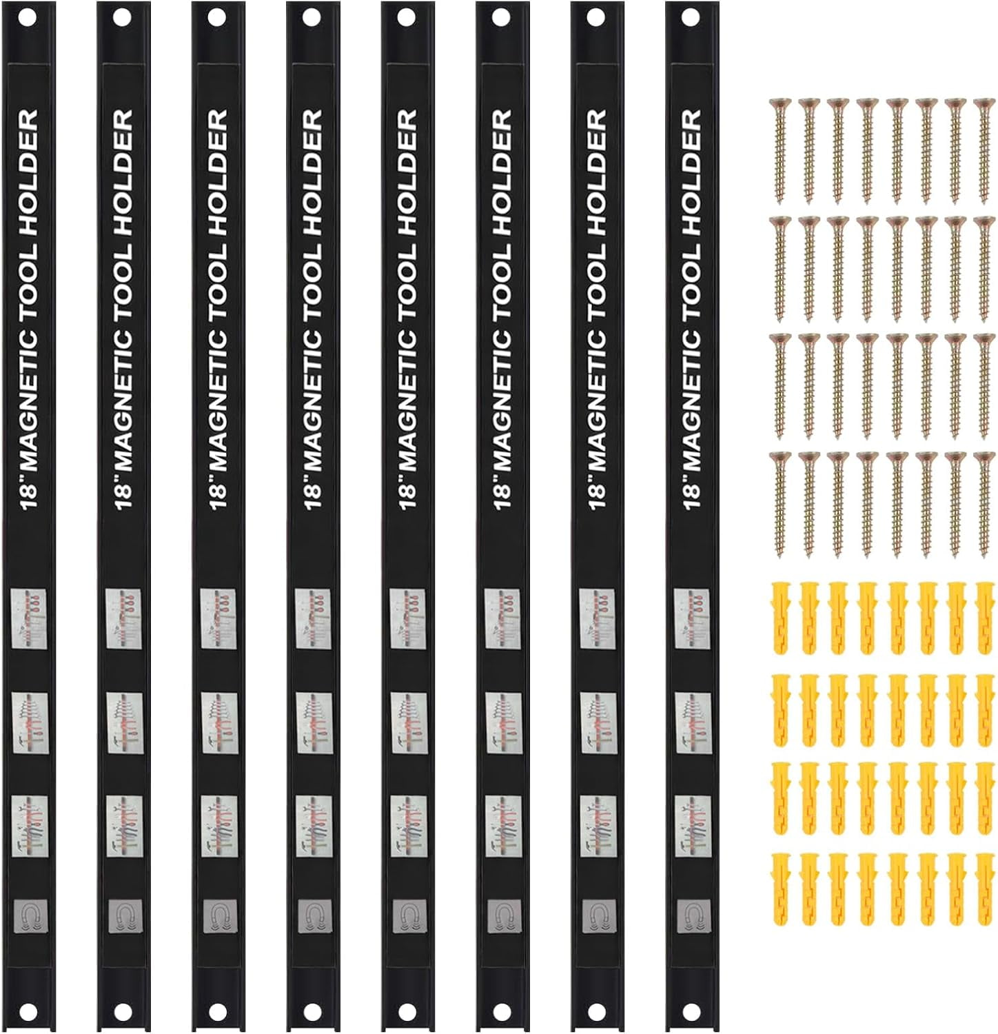 Wall-Mounted Powerful Magnetic Tool Holder Bar: Heavy-Duty Garage Organizer From Bathroom Shower Sets - Price 23.64