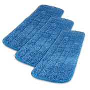 18" Microfiber Wet Mop Pad - Pack of 3