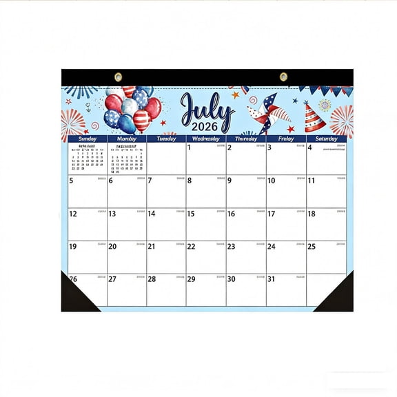18-Month Desk Calendar 2026-2027 | Large Daily Blocks | Thick Paper with Durable Construction | Perfect for Home & Office Organization,Colorful A