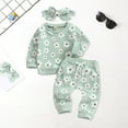 thumbnail image 1 of 18 Months Girl Clothes Sweat Suits Infant Baby Girl Clothes First Birthday Outfit One Year Old Girl Birthday Sweatshirt Long Sleeve Pants Set, 1 of 4