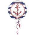 thumbnail image 1 of 18" Nautical Anchor Foil Balloon 1ct, 1 of 1