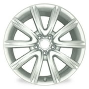 18 New Single 18x8 Alloy Wheel For Audi A6 2012-2018 SILVER OEM Design Replacement Rim