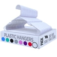 thumbnail image 1 of (18) Non-Slip White Hangers Plastic Shirts & Blouse Space Saver Clothes Hanger  18 Pack, 1 of 7