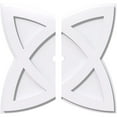 thumbnail image 1 of 18"OD x 1"ID x 6 3/4"C x 1"P Cosmo Architectural Grade PVC Contemporary Ceiling Medallion, Two Piece, 1 of 11