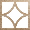 thumbnail image 1 of 18"OD x 11 1/2"ID x 3/8"T Statesman Wood Fretwork Pierced Ceiling Medallion, Red Oak, 1 of 3