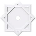 thumbnail image 1 of 18"OD x 2"ID x 10"C x 1"P Axel Architectural Grade PVC Contemporary Ceiling Medallion, 1 of 11