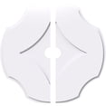 thumbnail image 1 of 18"OD x 2"ID x 6 1/4"C x 1"P Percival Architectural Grade PVC Contemporary Ceiling Medallion, Two Piece, 1 of 11