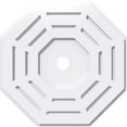 thumbnail image 1 of 18"OD x 2"ID x 7"C x 1"P Westin Architectural Grade PVC Contemporary Ceiling Medallion, 1 of 11