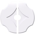 thumbnail image 1 of 18"OD x 3"ID x 6 1/4"C x 1"P Percival Architectural Grade PVC Contemporary Ceiling Medallion, Two Piece, 1 of 11