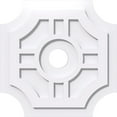 thumbnail image 1 of 18"OD x 3"ID x 6"C x 1"P Haus Architectural Grade PVC Contemporary Ceiling Medallion, 1 of 11