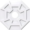 thumbnail image 1 of 18"OD x 4"ID x 6 1/4"C x 1"P Logan Architectural Grade PVC Contemporary Ceiling Medallion, 1 of 11