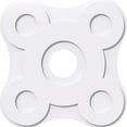 thumbnail image 1 of 18"OD x 4"ID x 6 1/4"C x 1"P Luna Architectural Grade PVC Contemporary Ceiling Medallion, 1 of 11